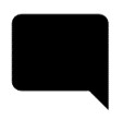 icon image of a speech bubble, representing the talker, or verbal learning type