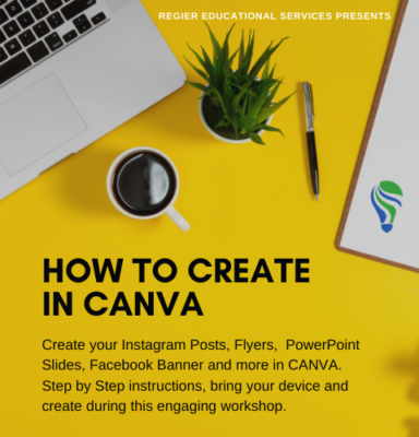 promoting workshop how to create in canva