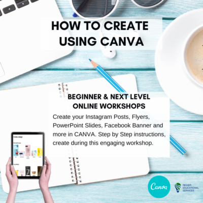 Two upcoming Canva Workshops