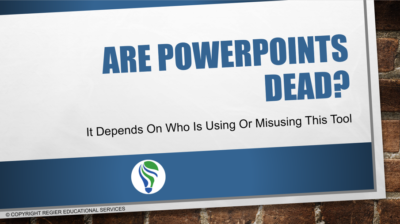 Are PowerPoints Dead