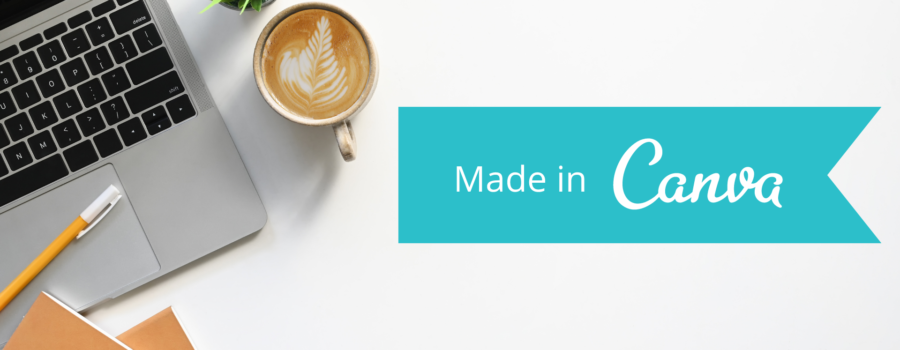 desk view made in canva
