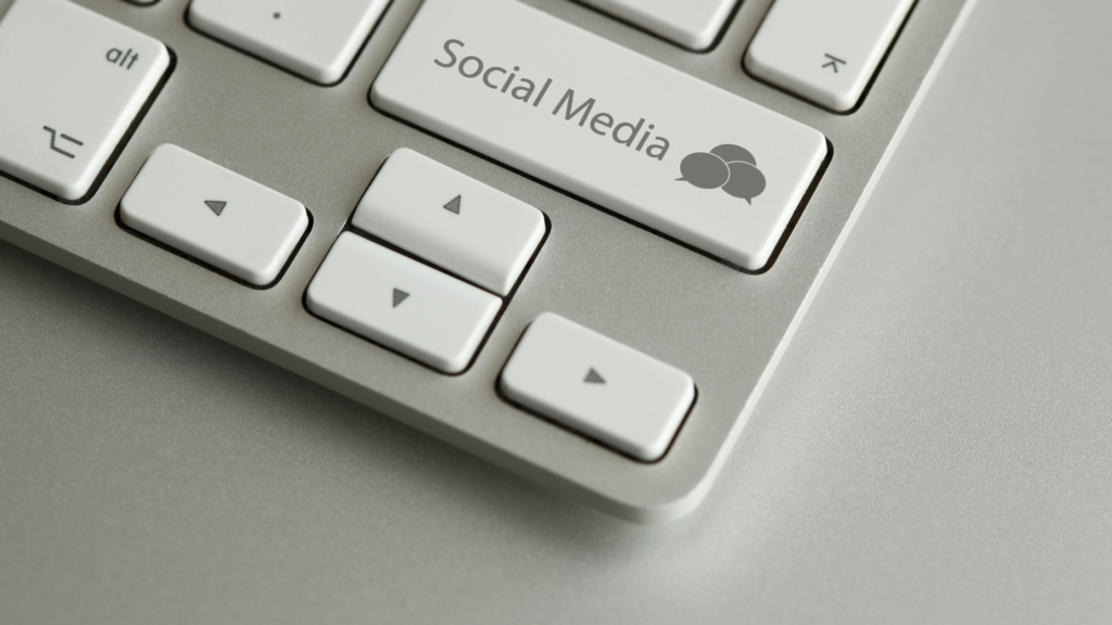 keyboard social media key