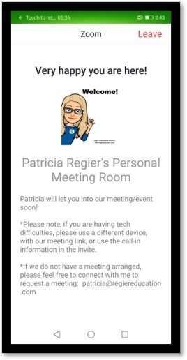 HOW TO CUSTOMIZE YOUR ZOOM WAITING ROOM | Regier Education Inc.