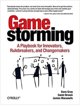 book cover Gamestorming: A Playbook for Innovators, Rulebreakers, and Changemakers