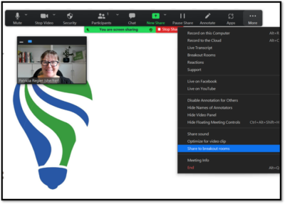 Zoom menu bar share screen to breakouts