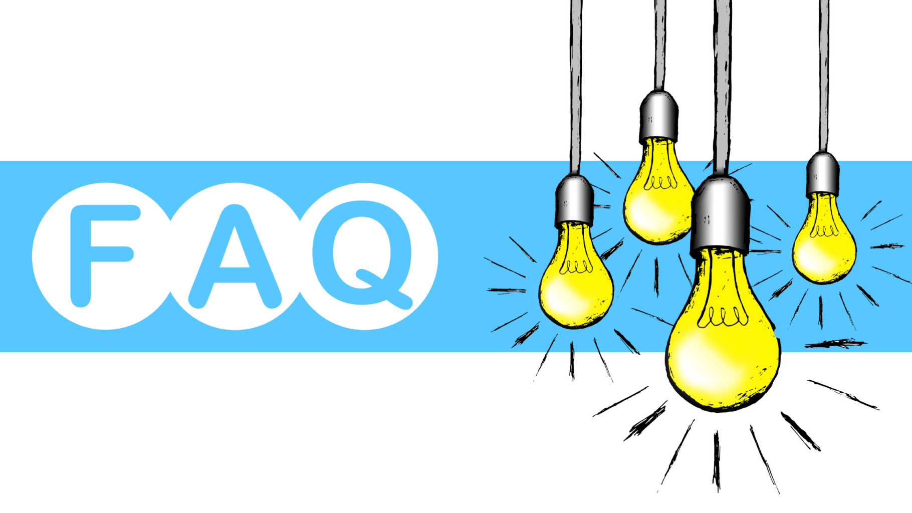 FAQ and light bulbs, questions about canva presentations