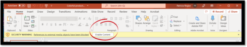 ppt enable content