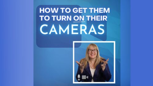 image of Patricia Regier and the headline How to Get Them to Turn On Their Cameras