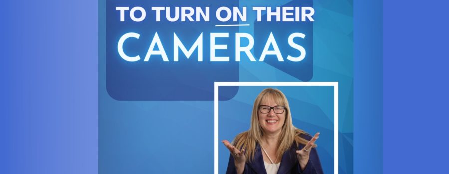 image of Patricia Regier and the headline How to Get Them to Turn On Their Cameras