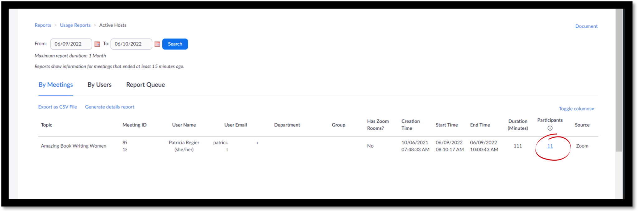 HOW TO DOWNLOAD A ZOOM ATTENDANCE REPORT Regier Education Inc.