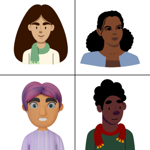 Zoom example avatars