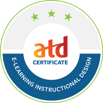 ATD certificate elearning instructional design