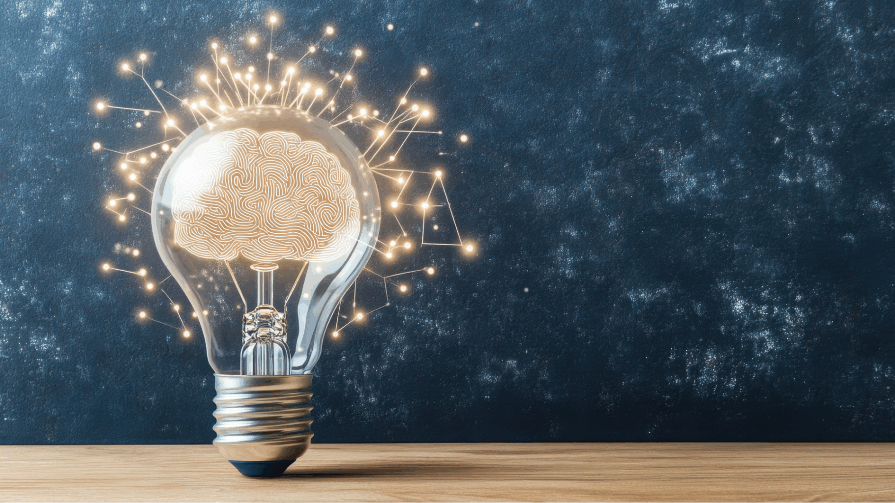 lightbulb with brain neurons representing neurodiversity.